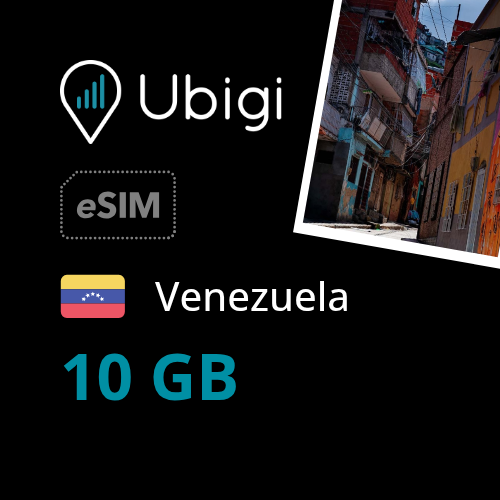 Venezuela Prepaid eSIM data plan - 10GB| Ubigi