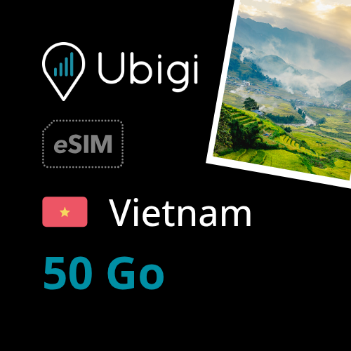 Oneoff Forfait eSIM prépayée  - 50Go | Ubigi