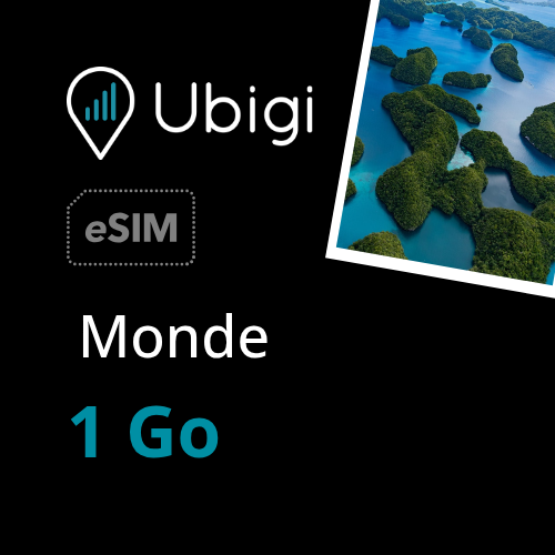 Oneoff Forfait eSIM prépayée  - 1Go | Ubigi
