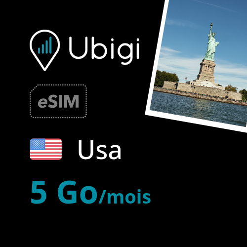 Rbrp Forfait eSIM prépayée  - 5Go/mois | Ubigi