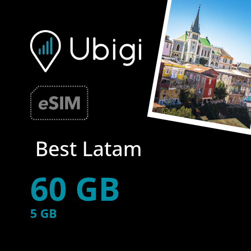 Best Latam Prepaid eSIM data plan - 5GB/month| Ubigi